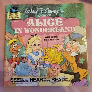 Walt Disney's Alice in Wonderland Record + Read-Along